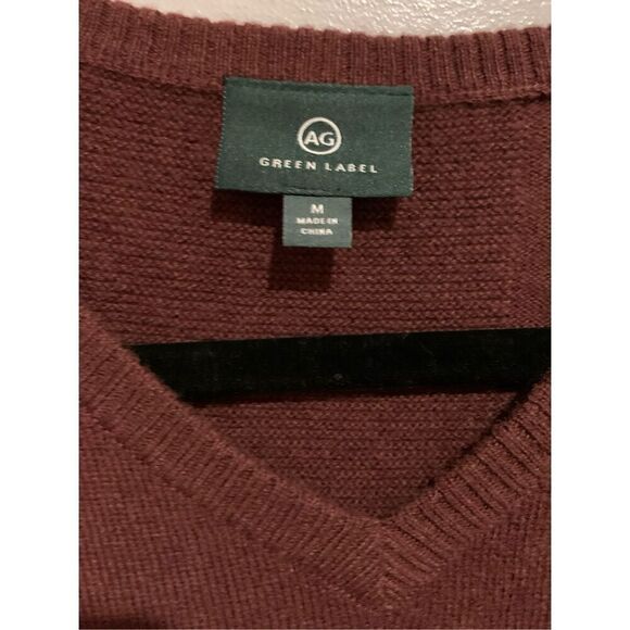 Adriano Goldschmied Sweater- Rust Pullover Vented Gold L/S EUC Medium - Picture 3 of 6